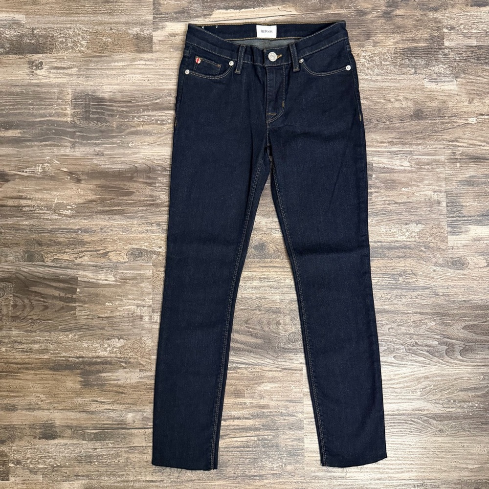 NWOT Hudson Krista Super Skinny Raw-Hem Ankle Jenas Size 24